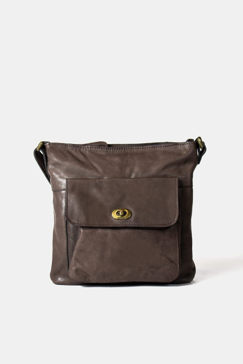 KAY BAG  RE.DESIGNED BY DIXIE (+FARVER) DARK BROWN Seminkjole