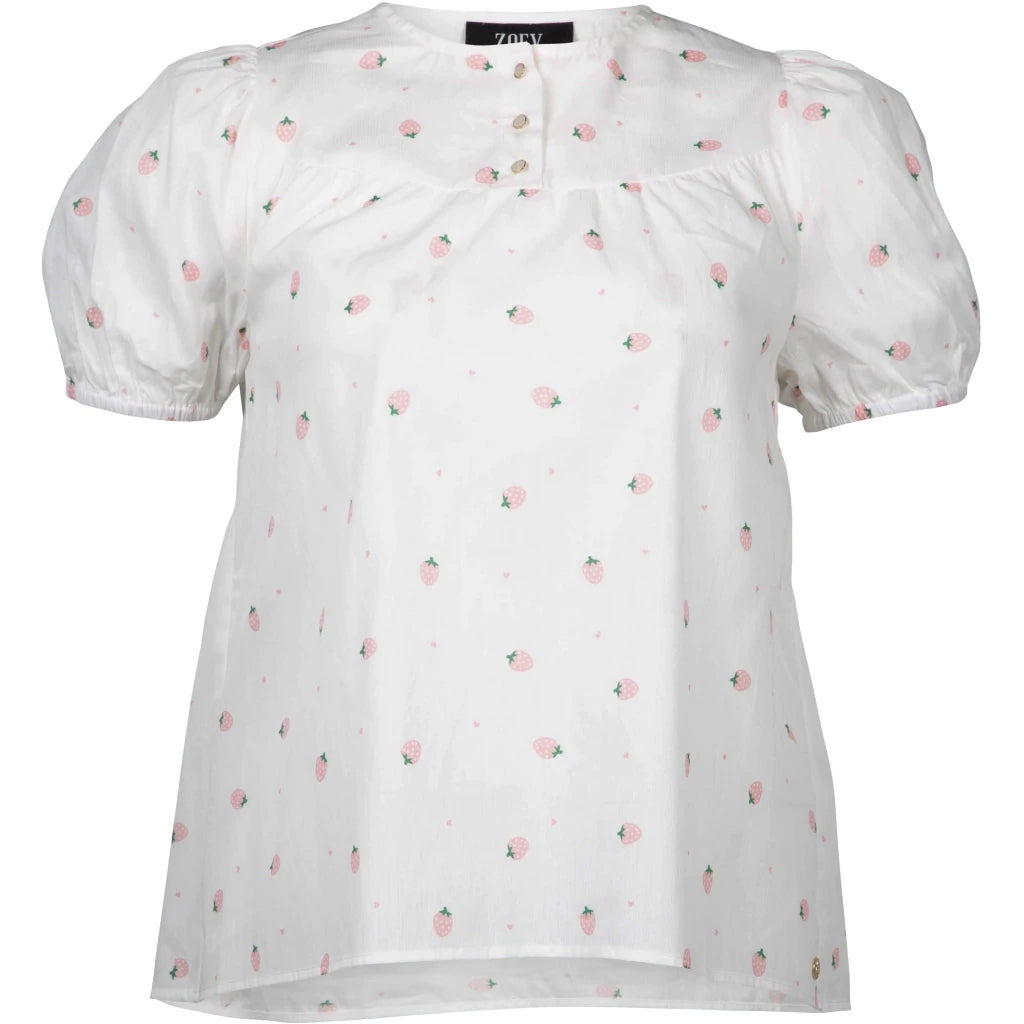 Zoey Strawberry Blouse