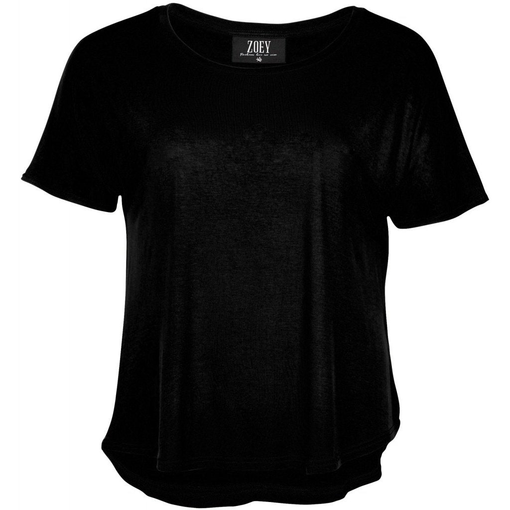 ENVY T-SHIRT ZOEY (+FARVER) BLACK / XS Seminkjole