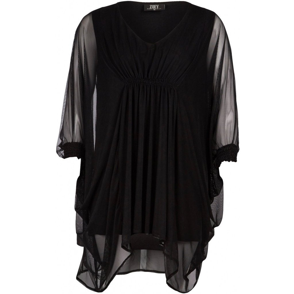 ZOEY IRIS TUNIC (+FARVER) BLACK / XS Seminkjole