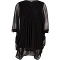 ZOEY IRIS TUNIC (+FARVER) BLACK / XS Seminkjole