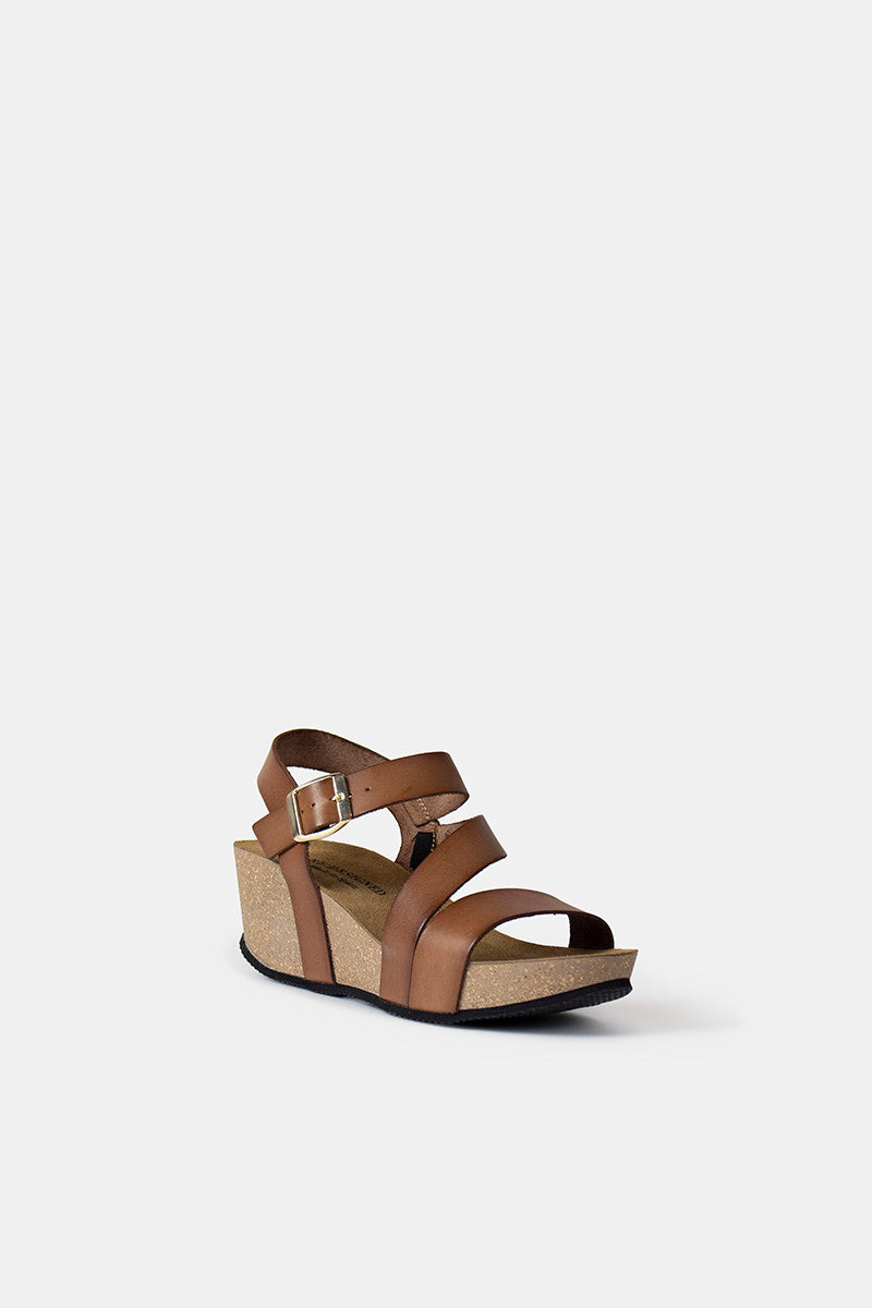RE.DESIGNED KATY SANDALS(+FARVER) COGNAC / 36 Seminkjole