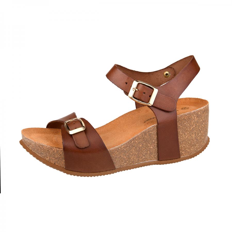 SANDAL BELLA MODA COGNAC / 36 Seminkjole