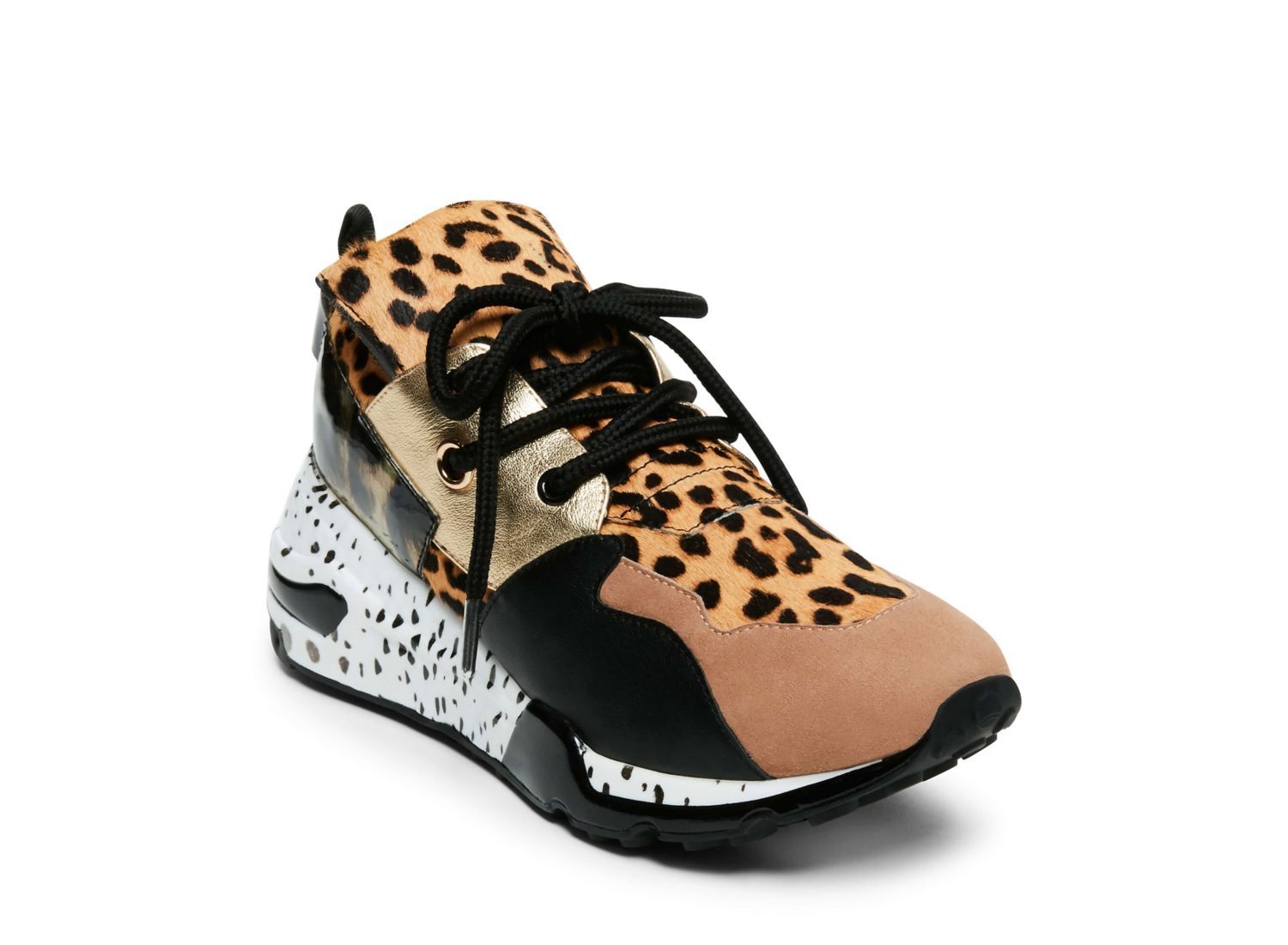 CLIFF SNEAKERS STEVE MADDEN (+FARVER) ANIMAL PONY HAIR / 36 Seminkjole