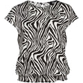 ZEBRA SMOCK BLOUSE ZOEY  Seminkjole
