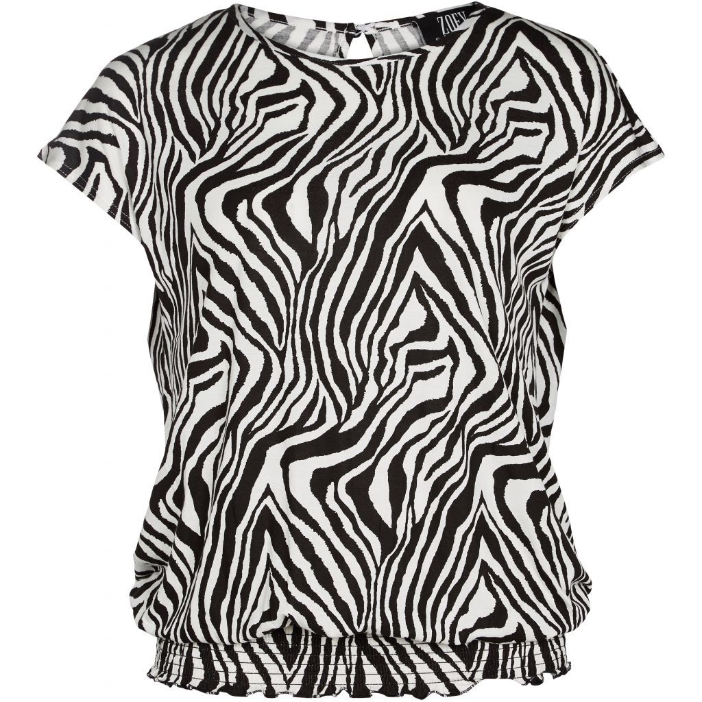 ZEBRA SMOCK BLOUSE ZOEY  Seminkjole
