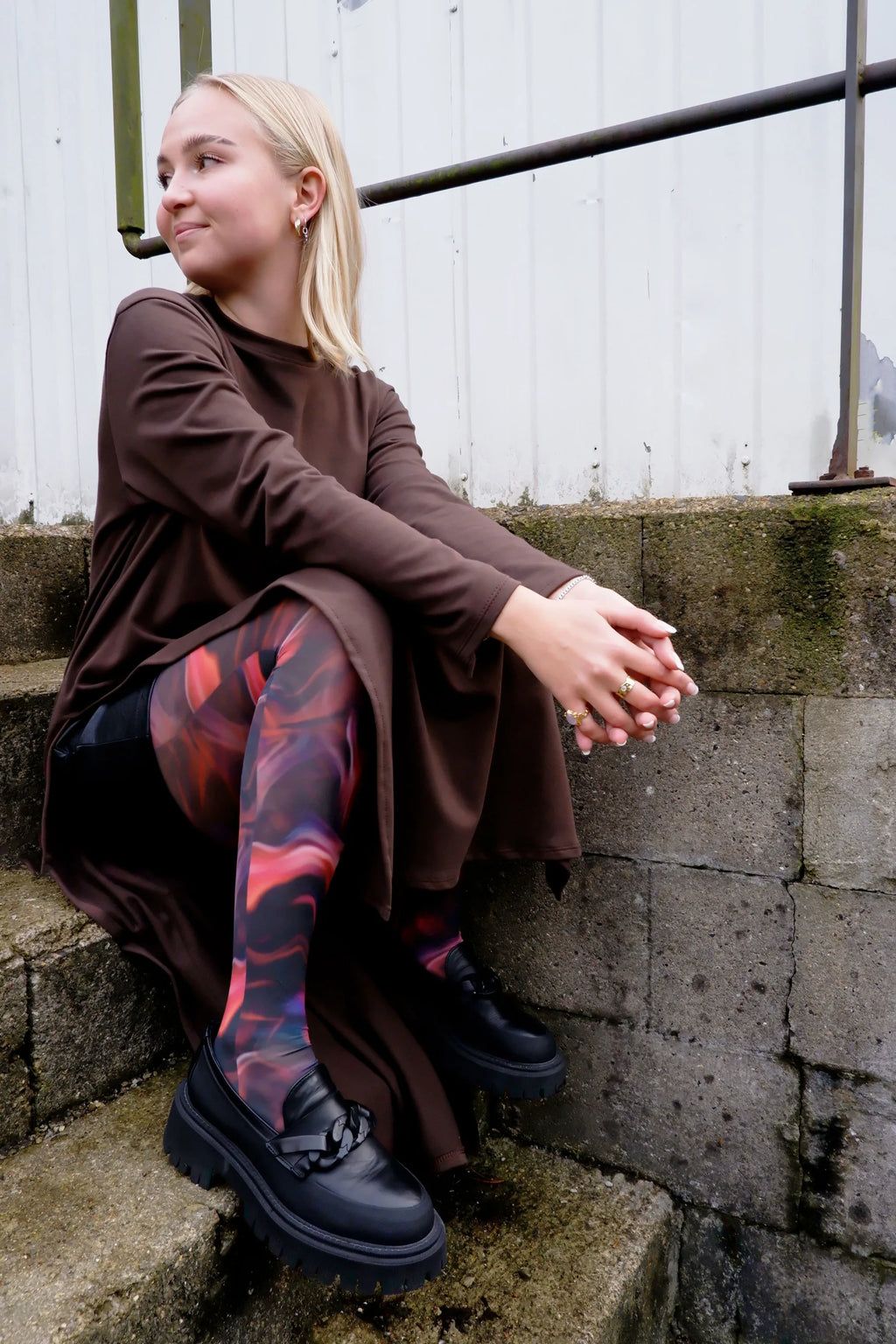 Black Colour Alma Leo Tights(+Farver)