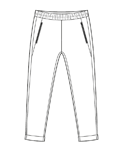 SAMANTHA LOOSE PANT PULZ  Seminkjole