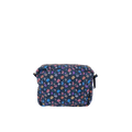 Black Colour Flora Cosmetic Small Bag