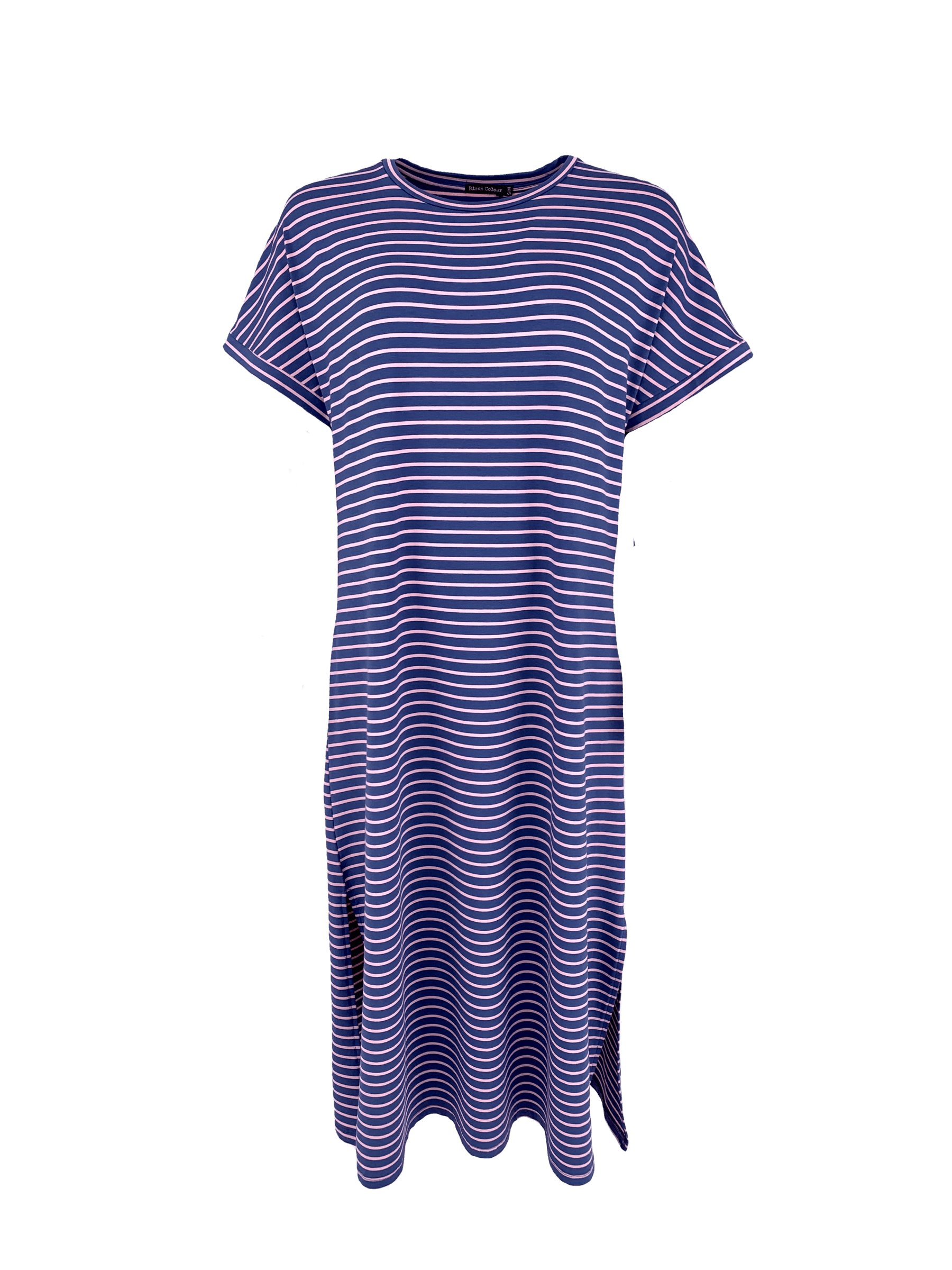 Black Colour Polly Jersey Dress