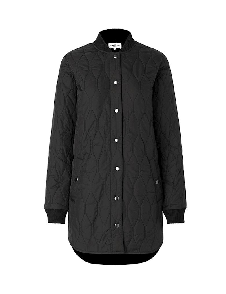 EVEN JAKKE GLOBAL FUNK (+FARVER) SORT / XS Seminkjole