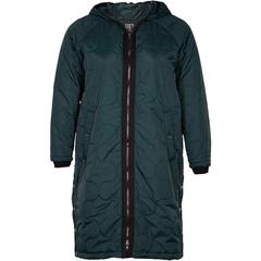 Zoey - Leah Lang Jakke (Flere Farver) DARK GREEN / XS Seminkjole