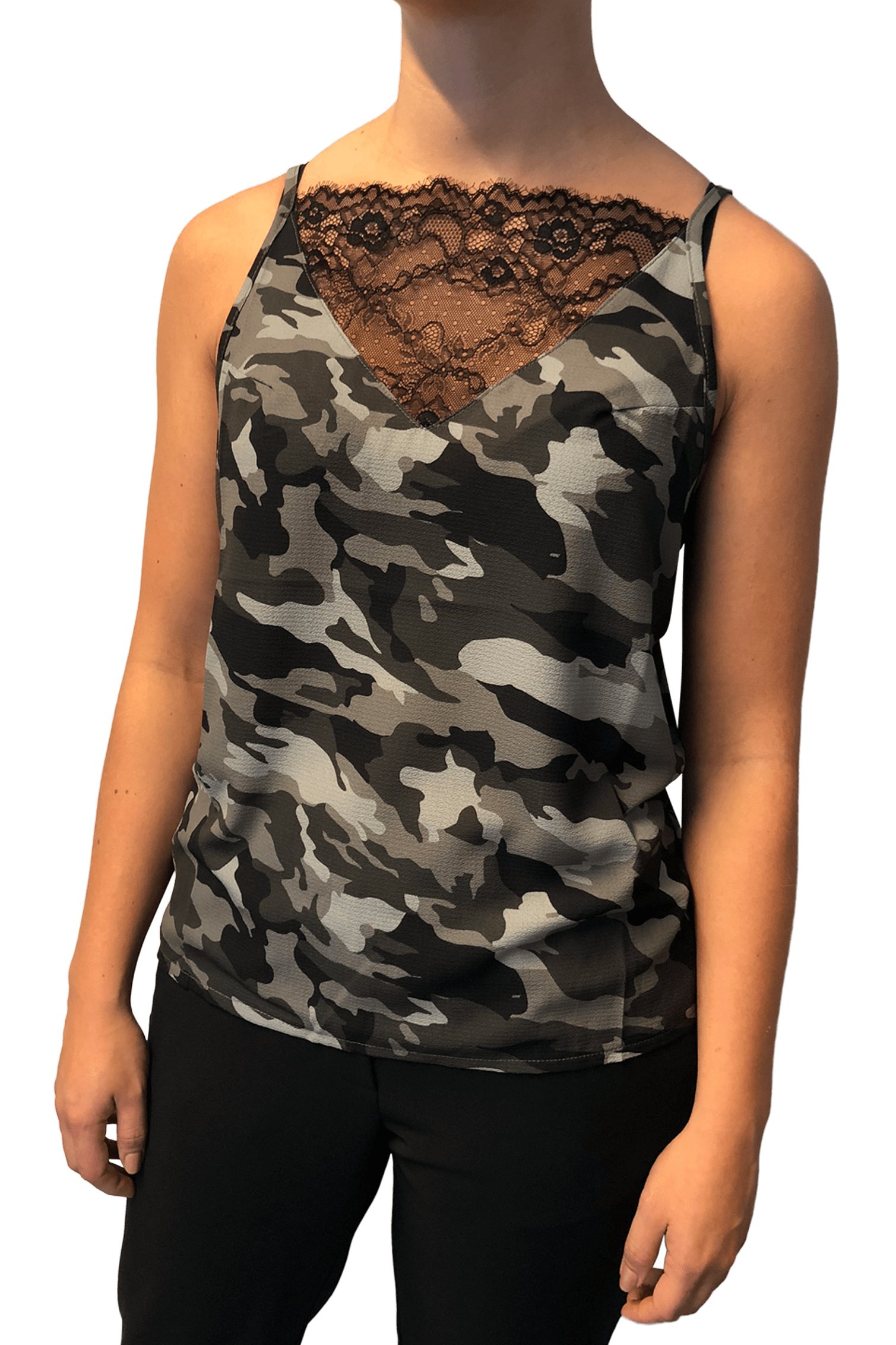 LACE TOP BLACK COLOUR (+FARVER)  Seminkjole