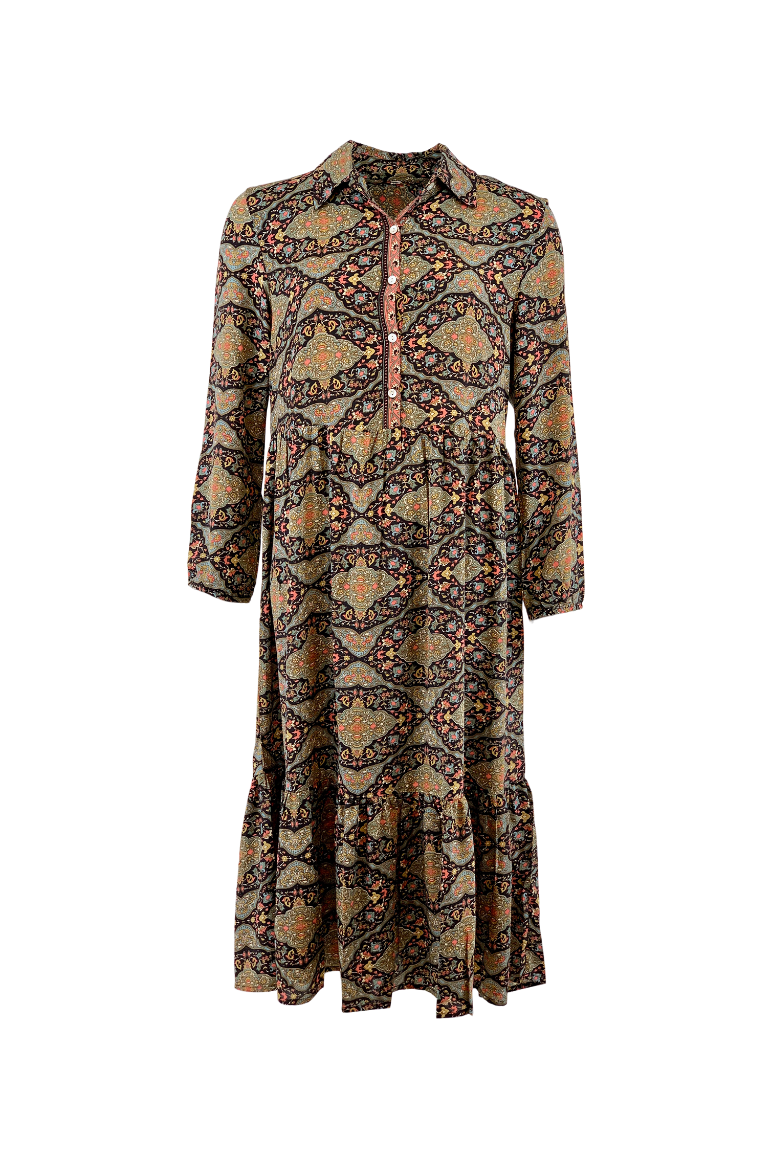 LUNA MAXIDRESS BLACK COLOUR  Seminkjole