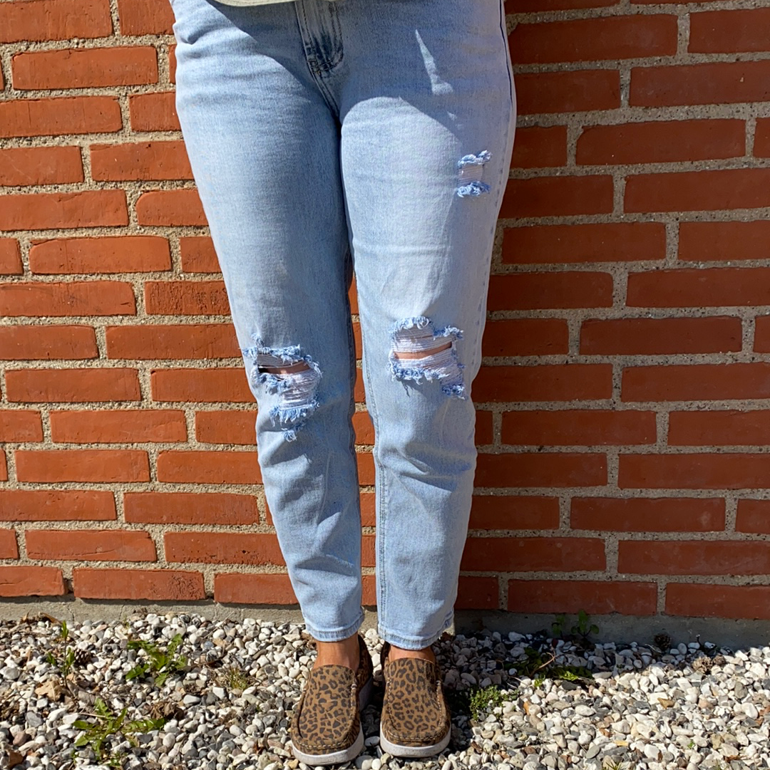 Place Du Jour Jeans med huller