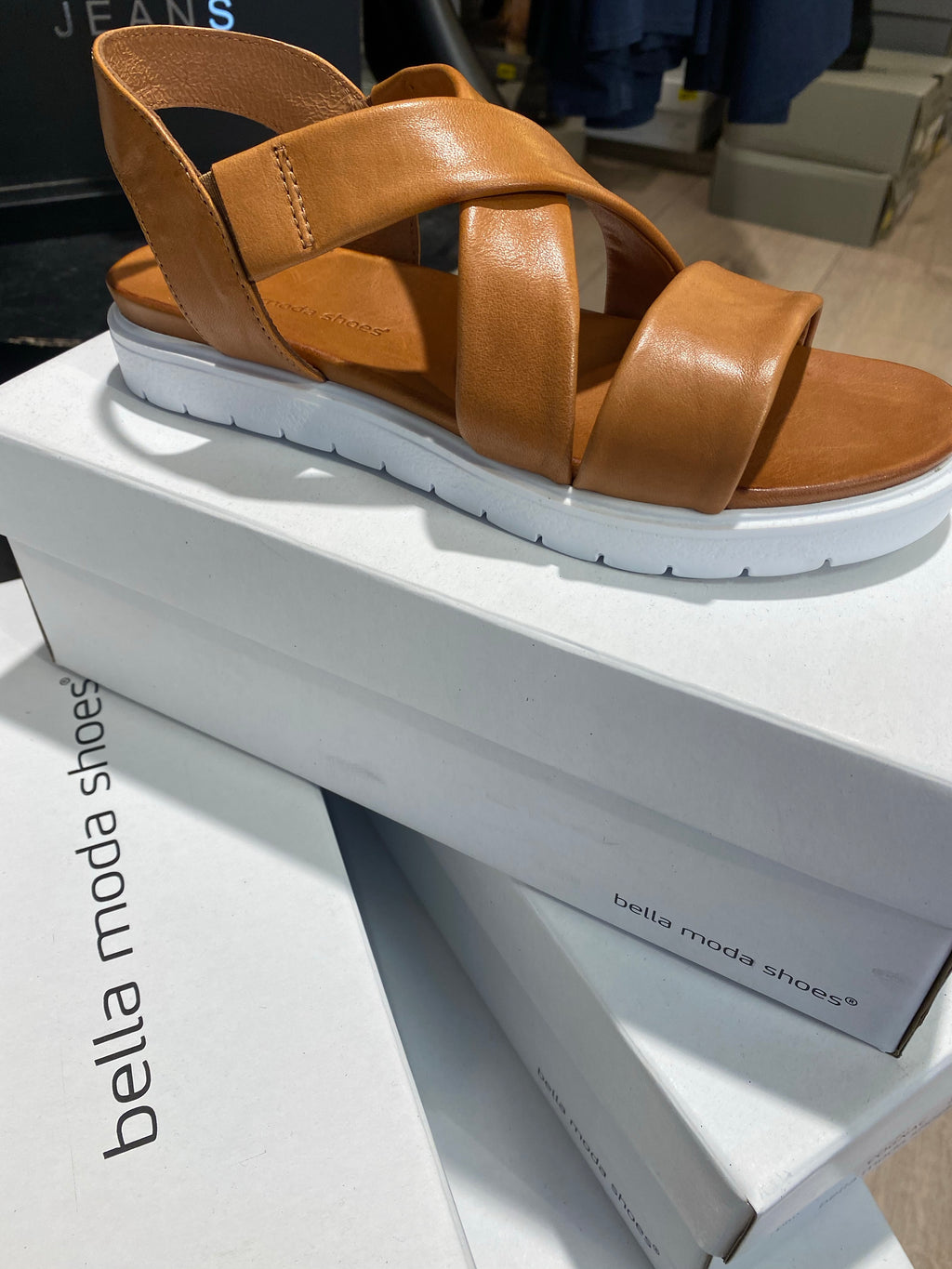 Bella Moda Leather Sandal (+Farver)