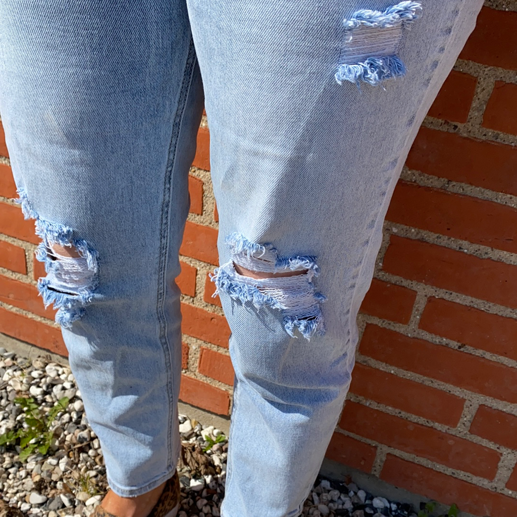 Place Du Jour Jeans med huller