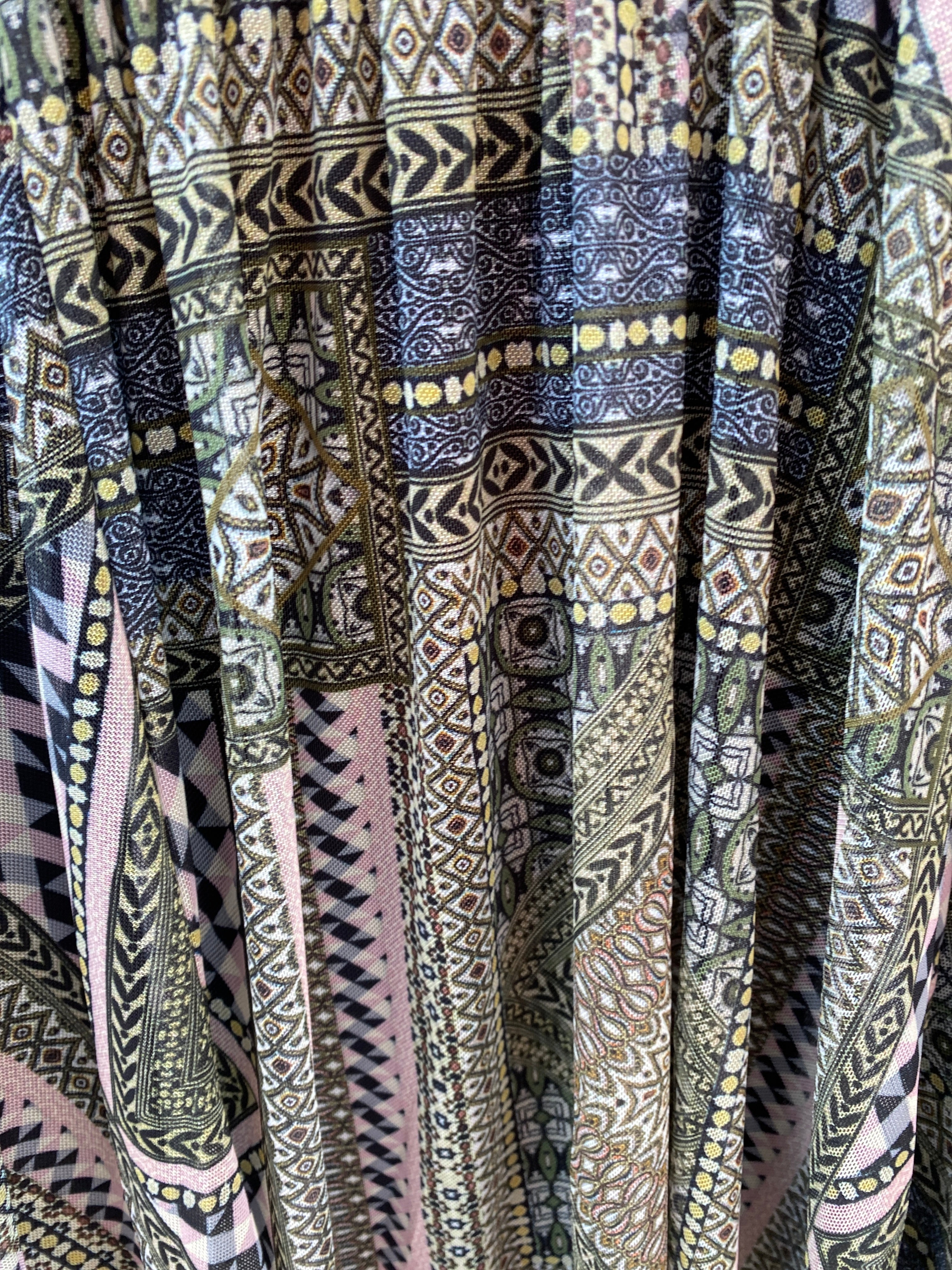 ZOEY IRIS TUNIC (+FARVER) KHAKI MIX / XS Seminkjole