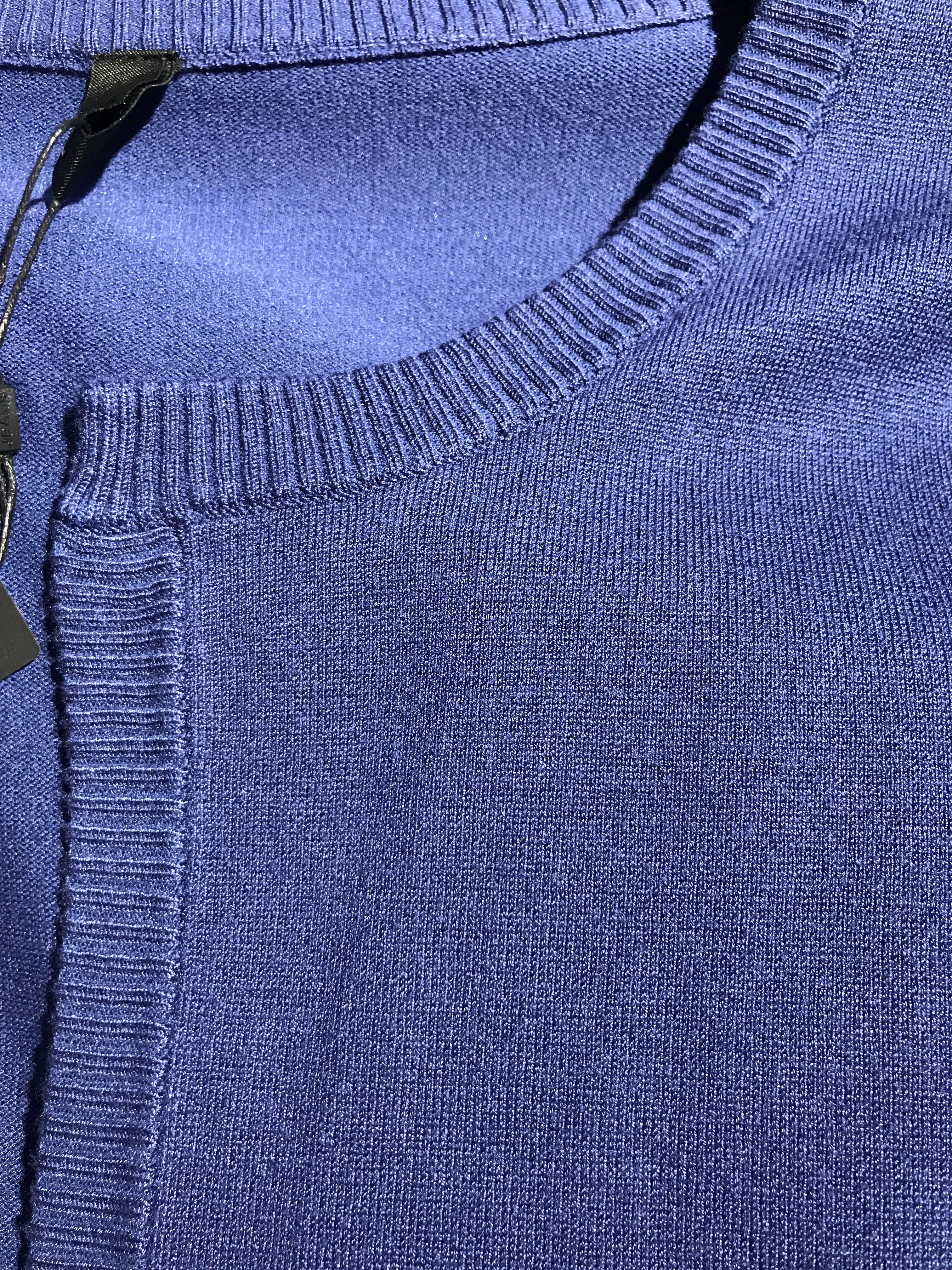 SARA LONG CARDIGAN PULZ (+FARVER) TWILIGHT BLUE / XS Seminkjole
