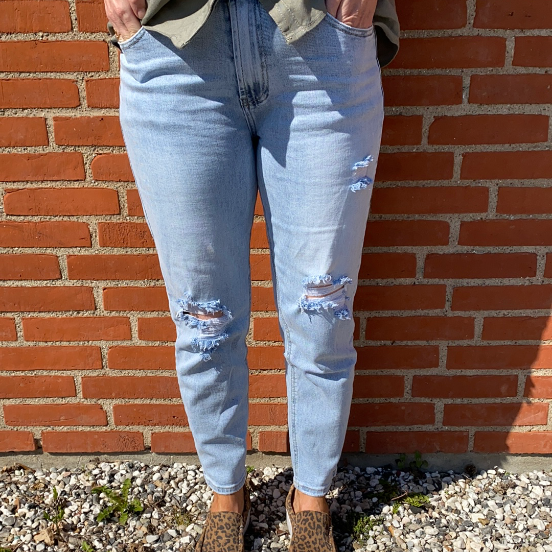 Place Du Jour Jeans med huller