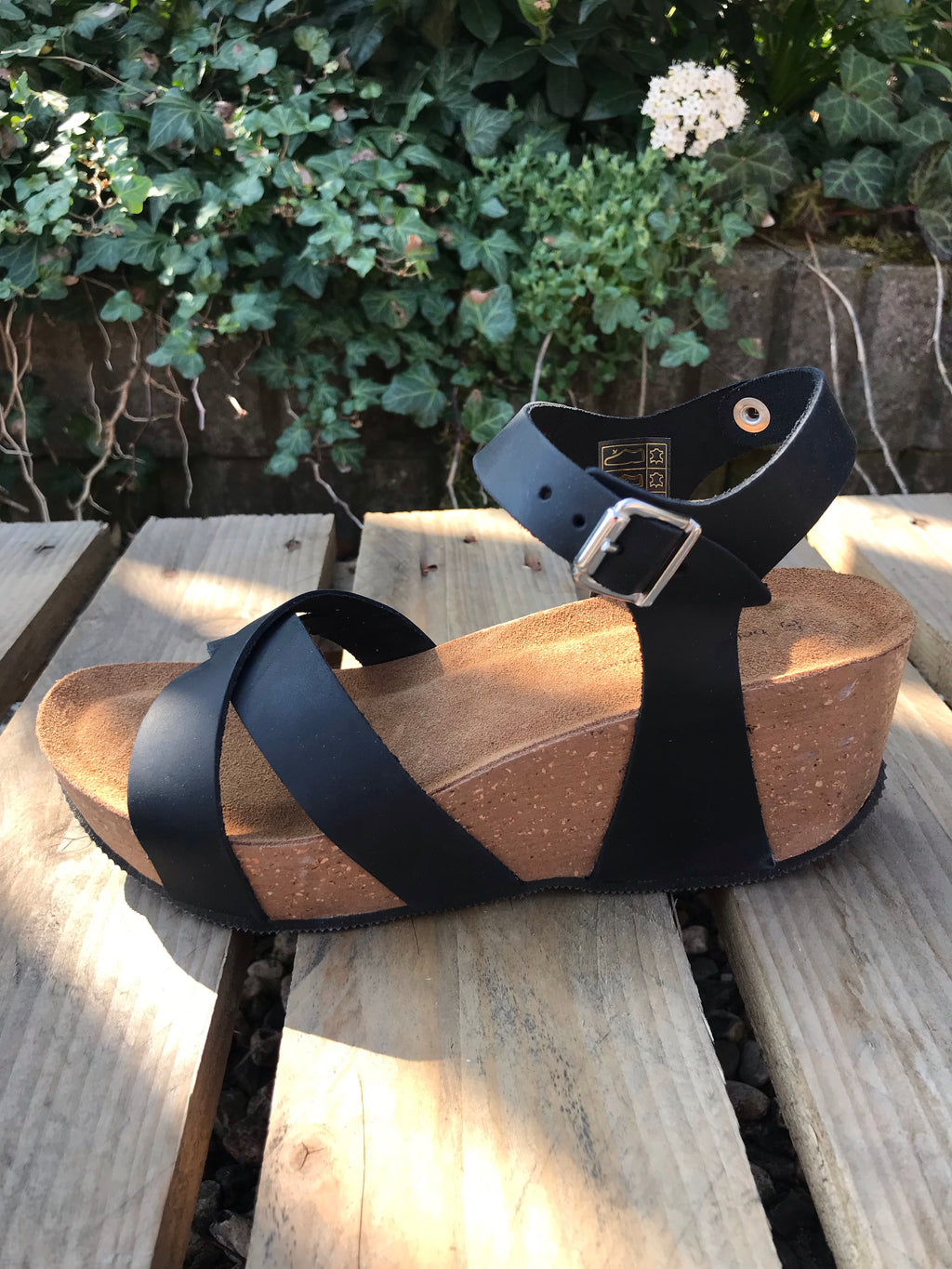 SANDAL KRYDS BELLA MODA BLACK / 36 Seminkjole