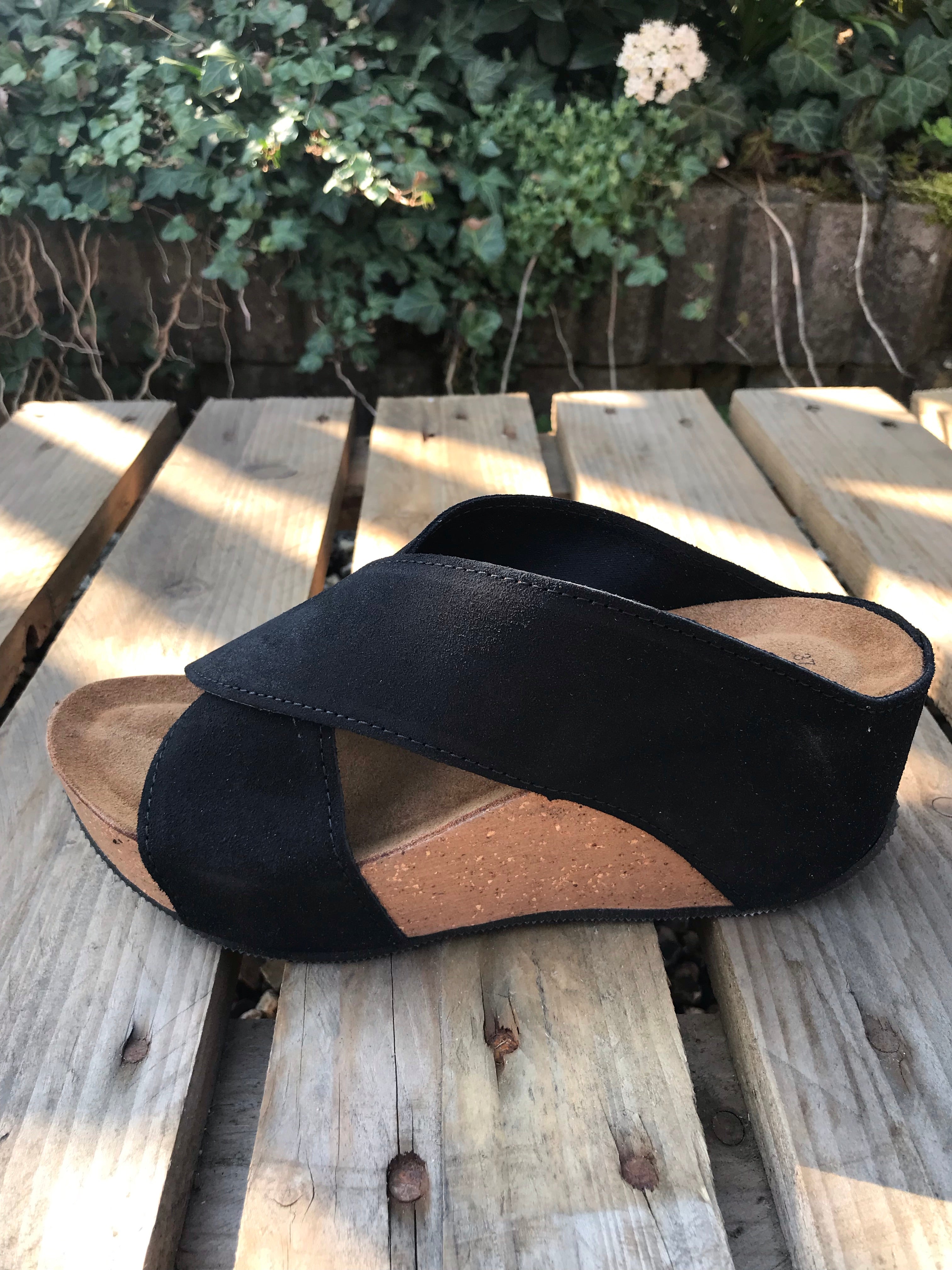 SANDAL SLIPPERS BELLA MODA (+FARVER) BLACK / 36 Seminkjole