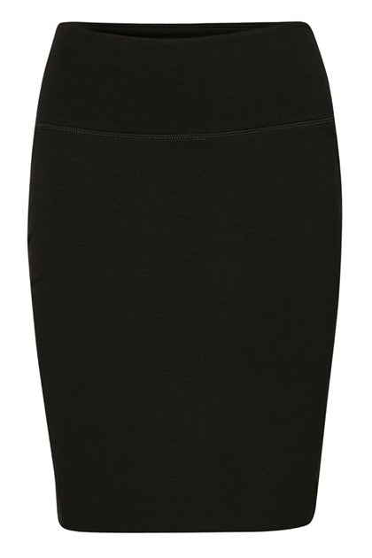 PENNY SKIRT - KAFFE (+FARVER) BLACK / XXL Seminkjole