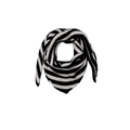 Black Colour Striped Scarf