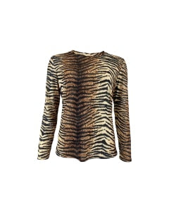 Black Colour Annie Mesh Blouse(+Farver)