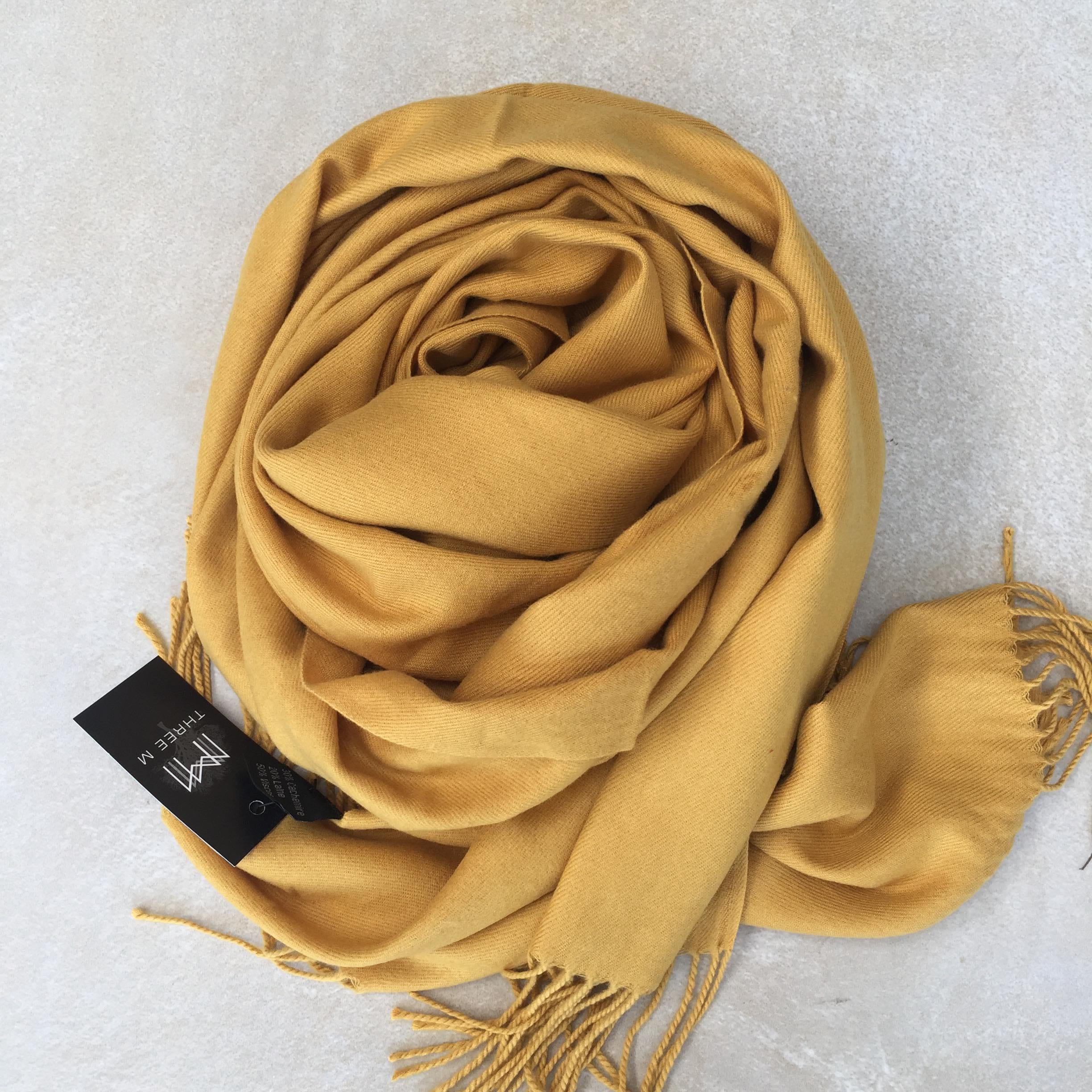 SCARF CASHMERE  THREE M (+FARVER) CARRY Seminkjole