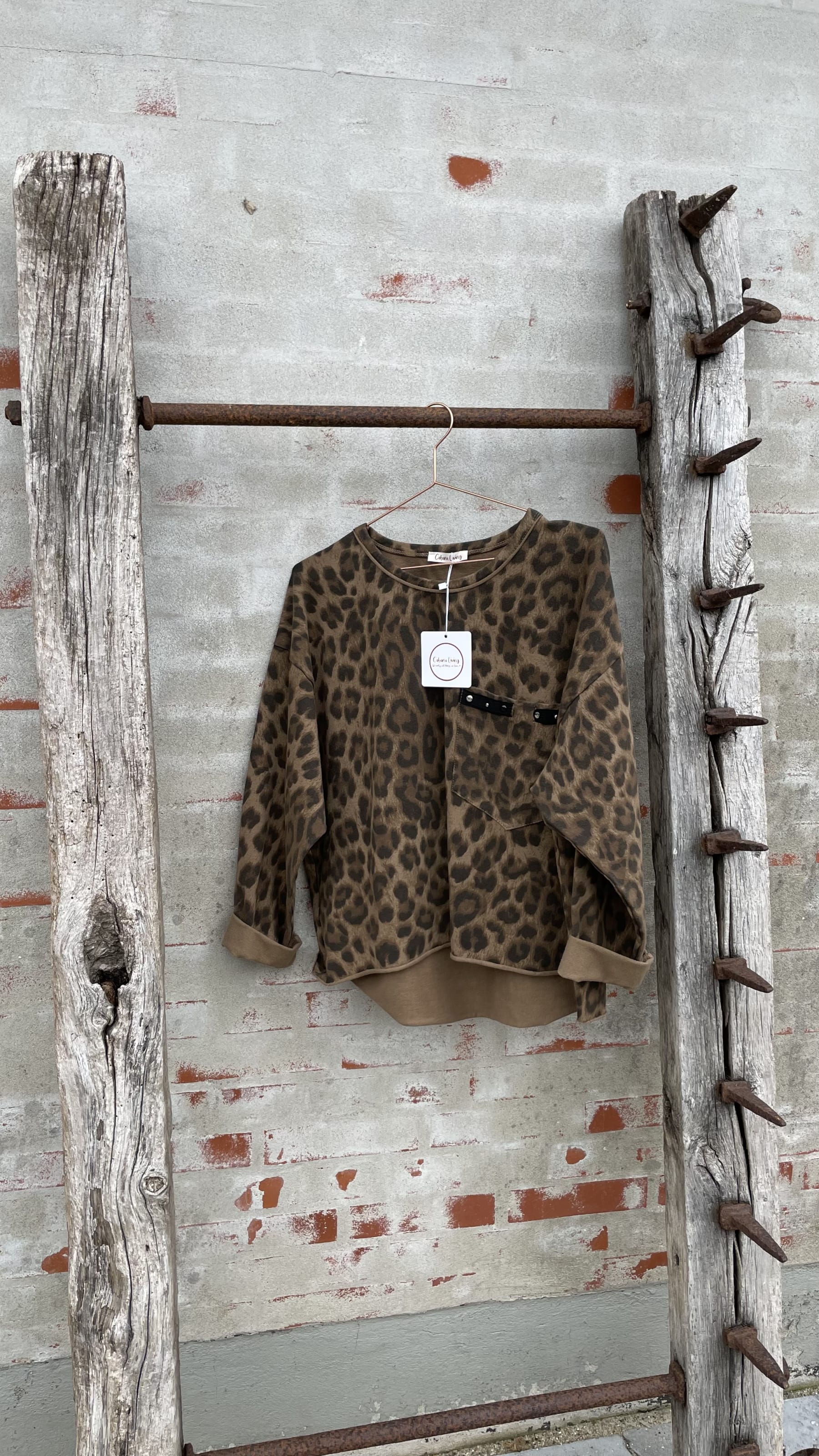 Cabana Living BaLeopard Bluse