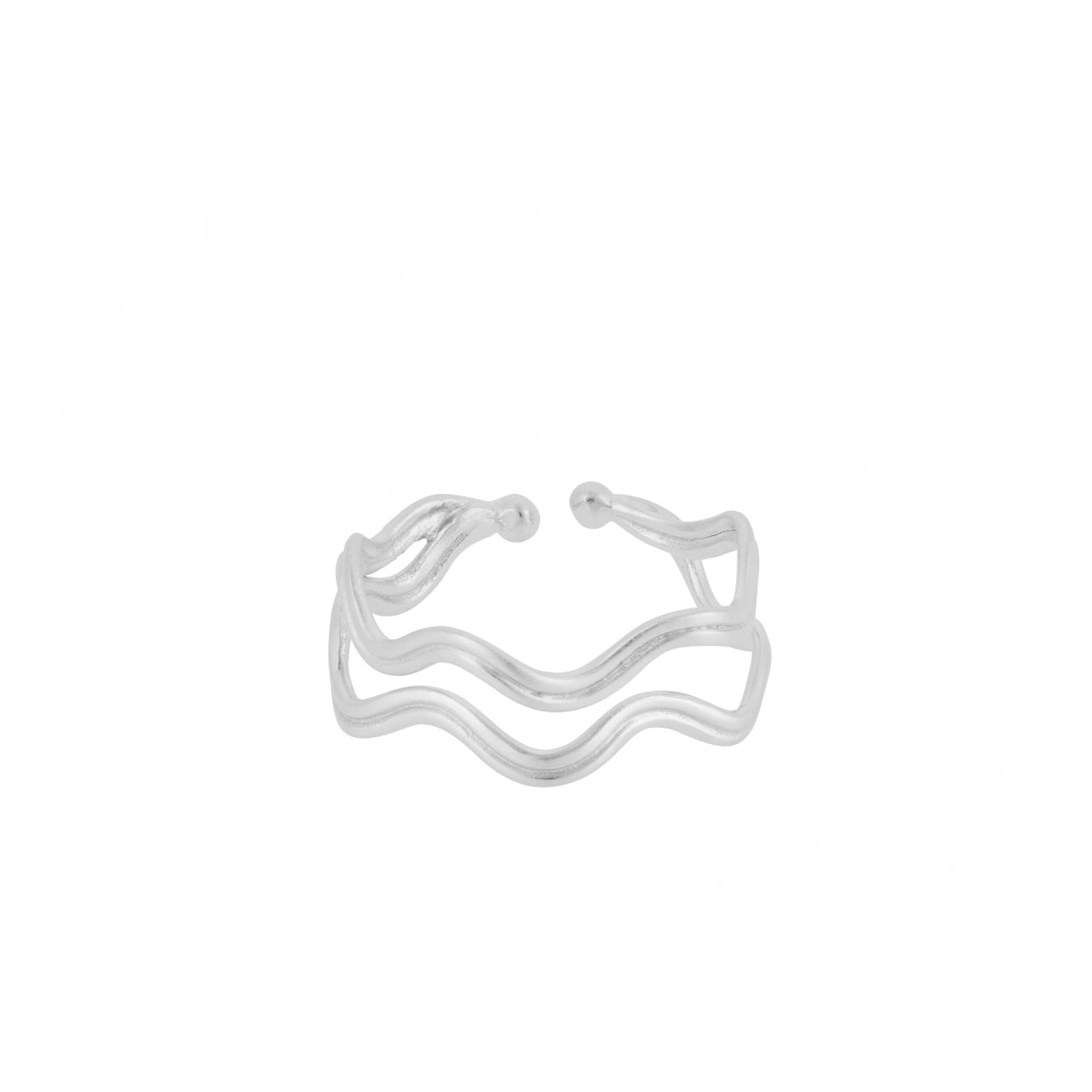 Pernille Corydon Double Wave Ring (+Farver)