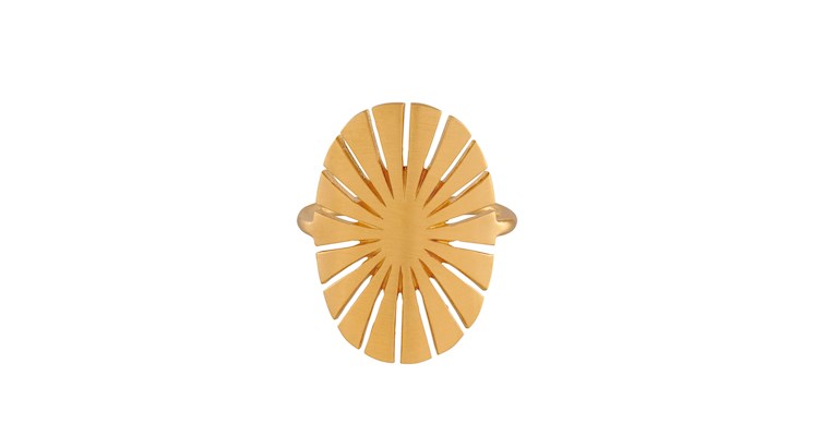 FLARE RING PERNILLE CORYDON GULD / ONE Seminkjole