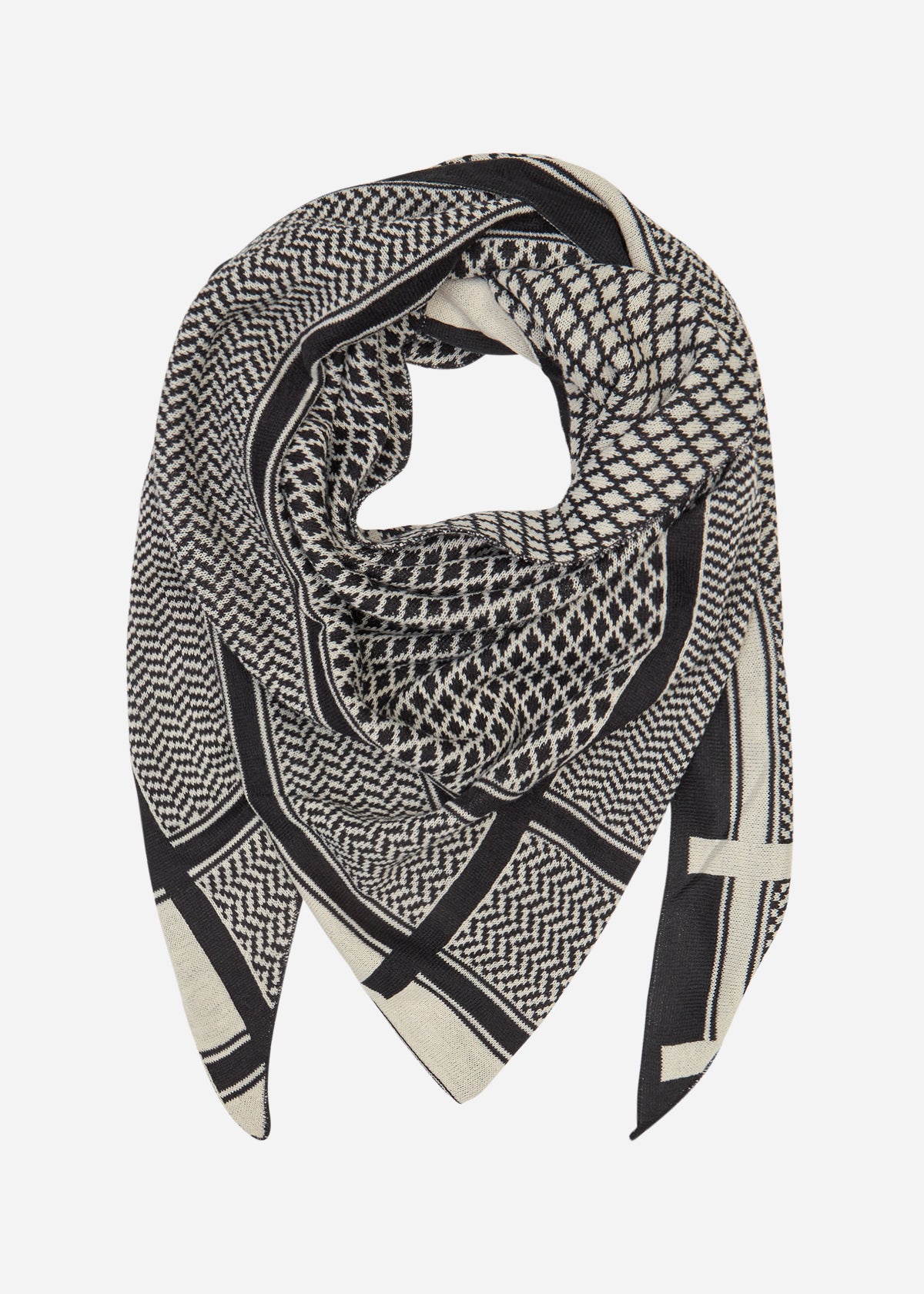 SC-BUKET 3 T&Oslash;RKL&AElig;DE SOYA BLACK/WHITE Seminkjole