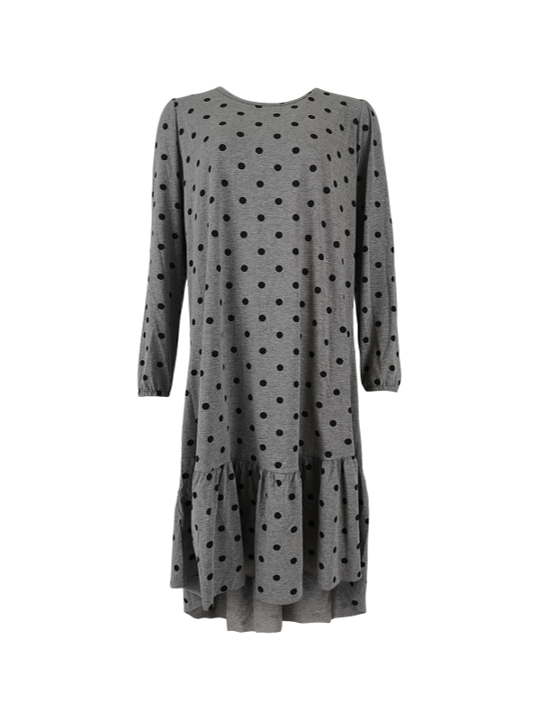 Black Colour Sandy Dot Dress