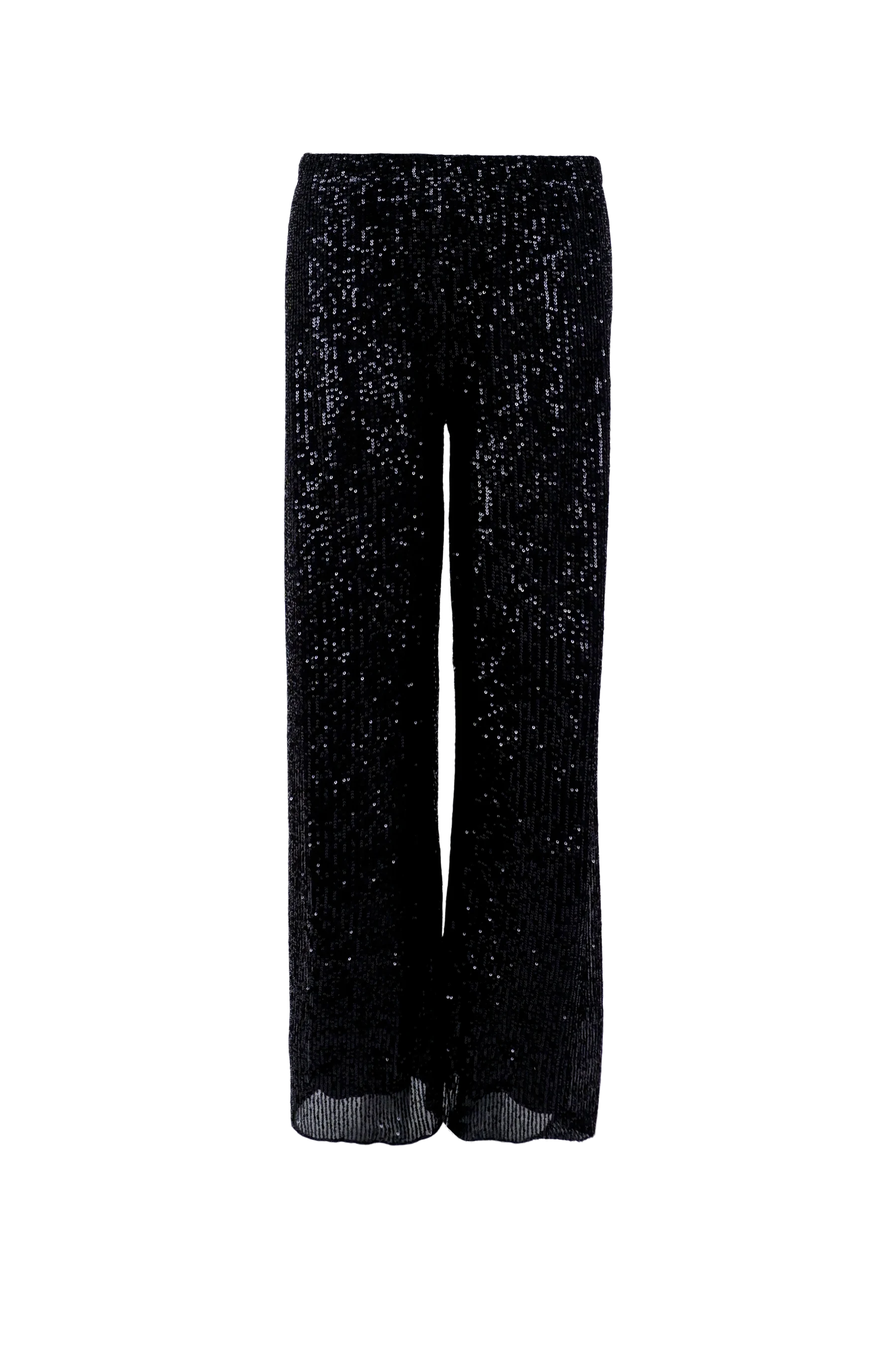 Black Colour Glam Sequin Pant