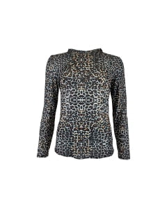 Black Colour Annie Mesh Blouse(+Farver)