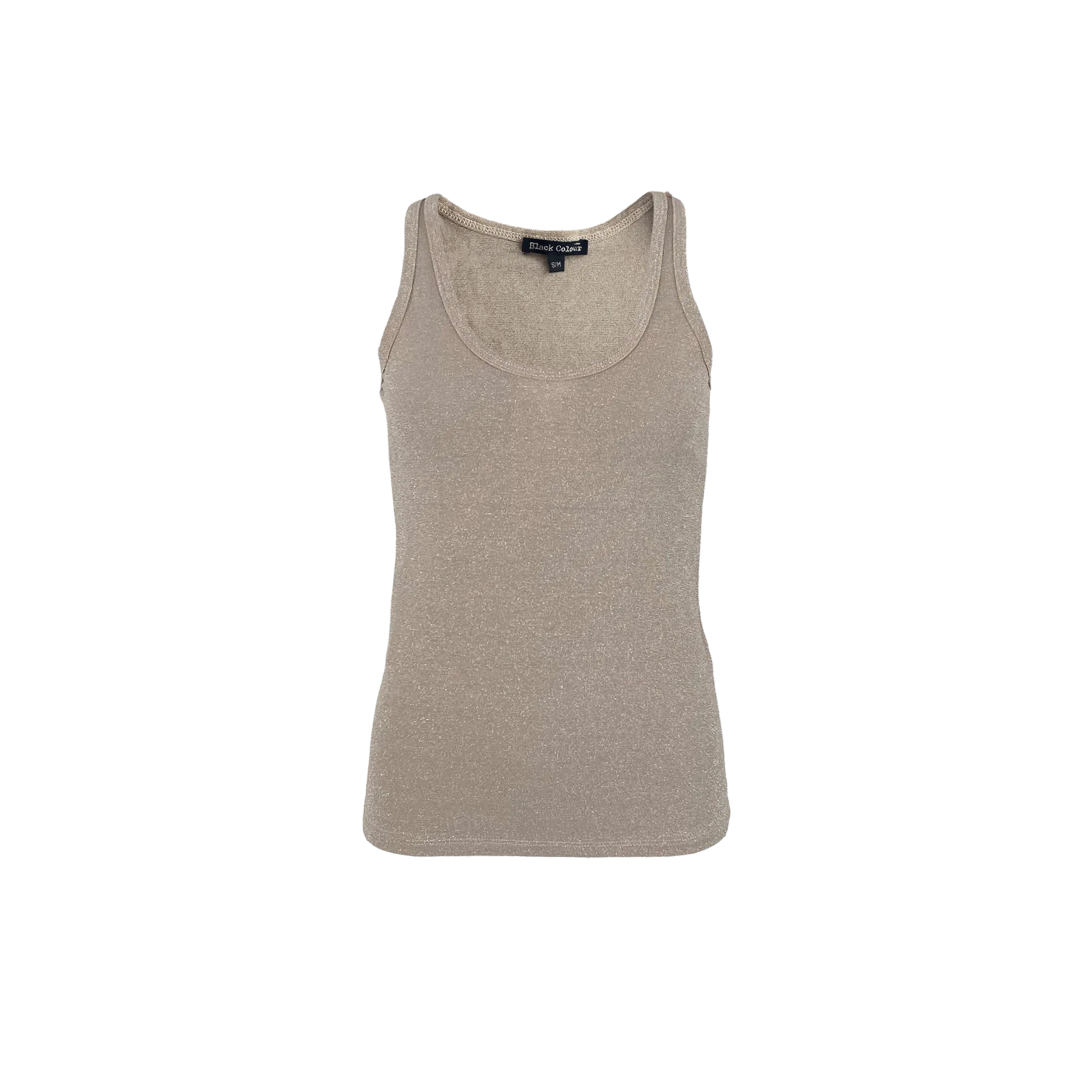 Black Colour Faye Lurex Top (+Farver)