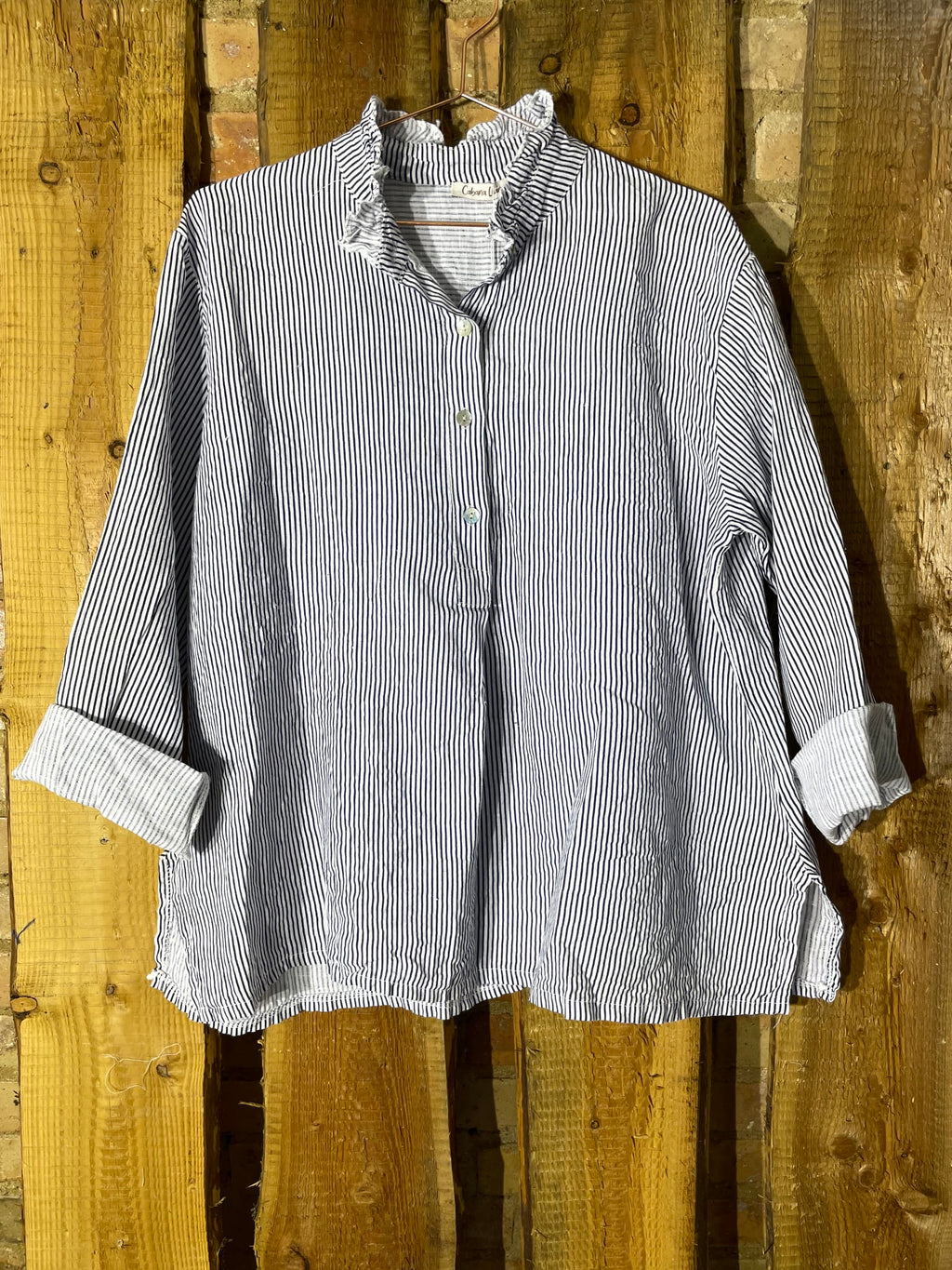 Cabana Living Blue Stripe Shirt